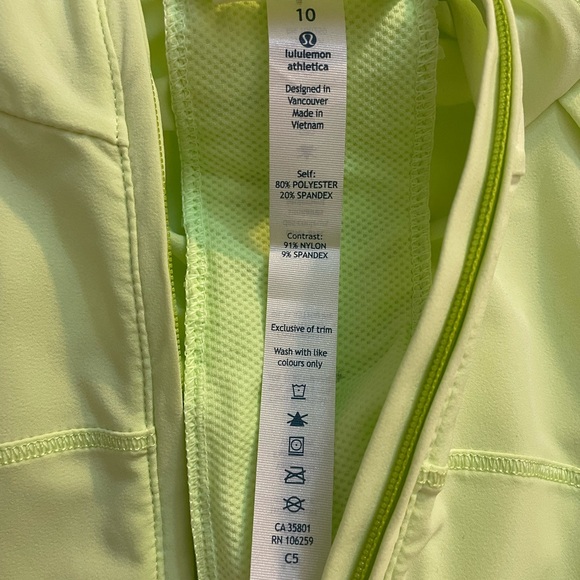 lululemon athletica Lime Green Jacket - Picture 3 of 10